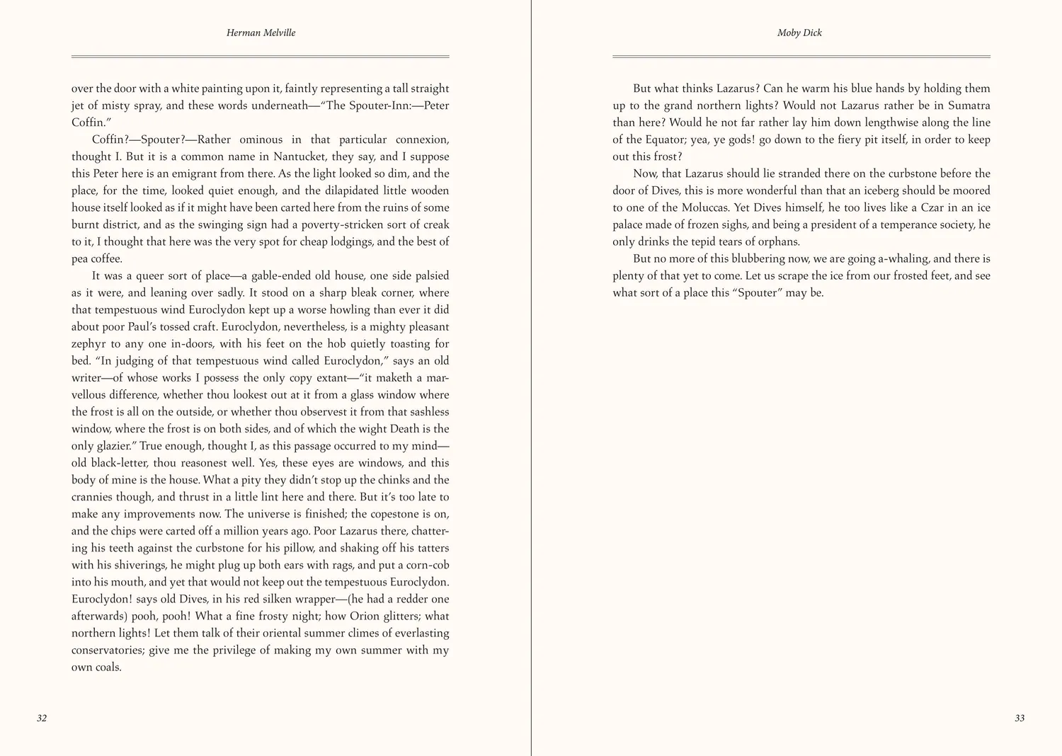 Peter Pauper Press Masterpiece Moby Dick bok innbundet gaveutgave