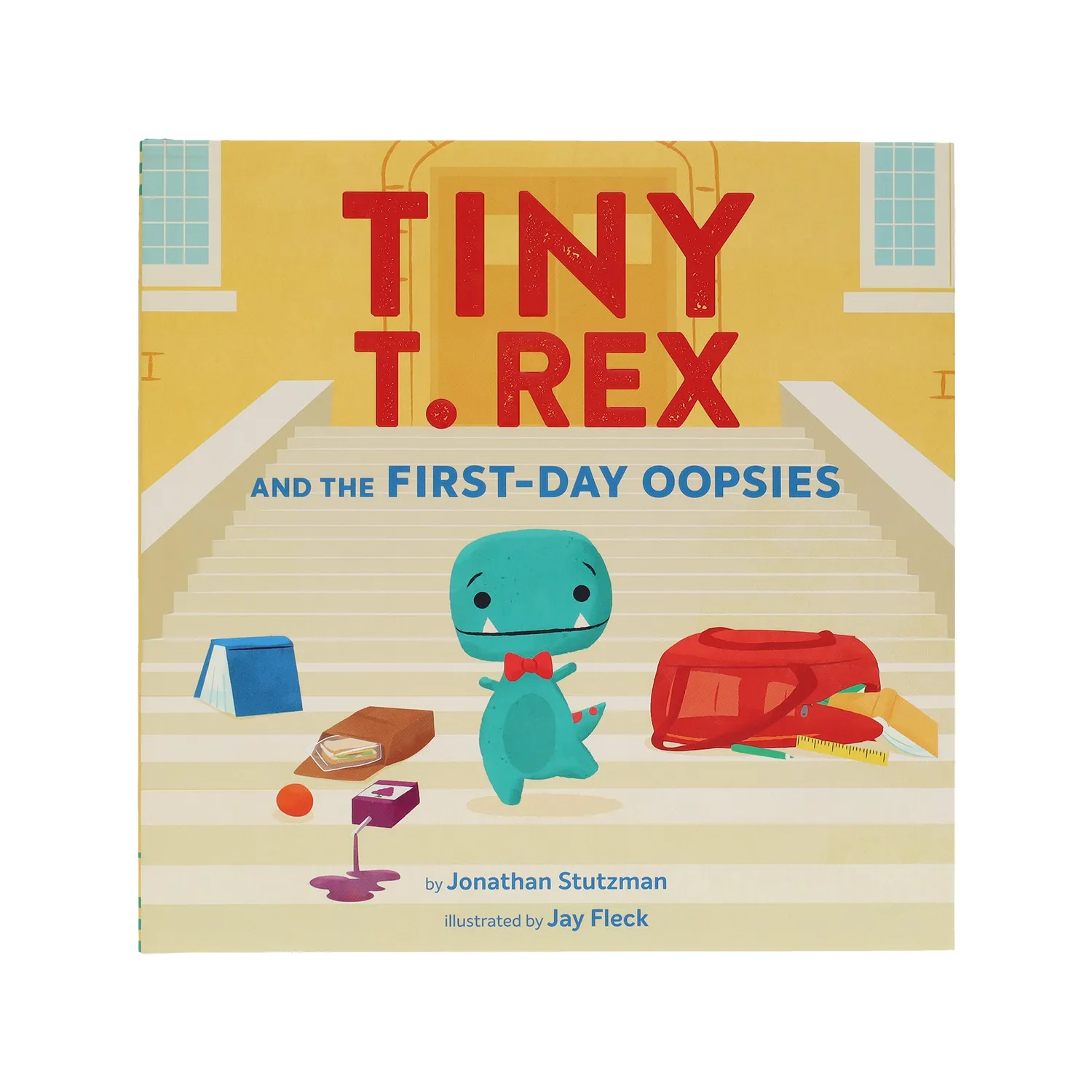 Tiny T. Rex First-Day Oopsies barnebok innbundet skolestart