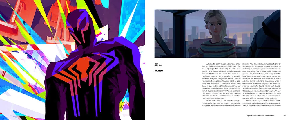 Abrams Spider-Man Across the Spider-Verse kunstbok innbundet