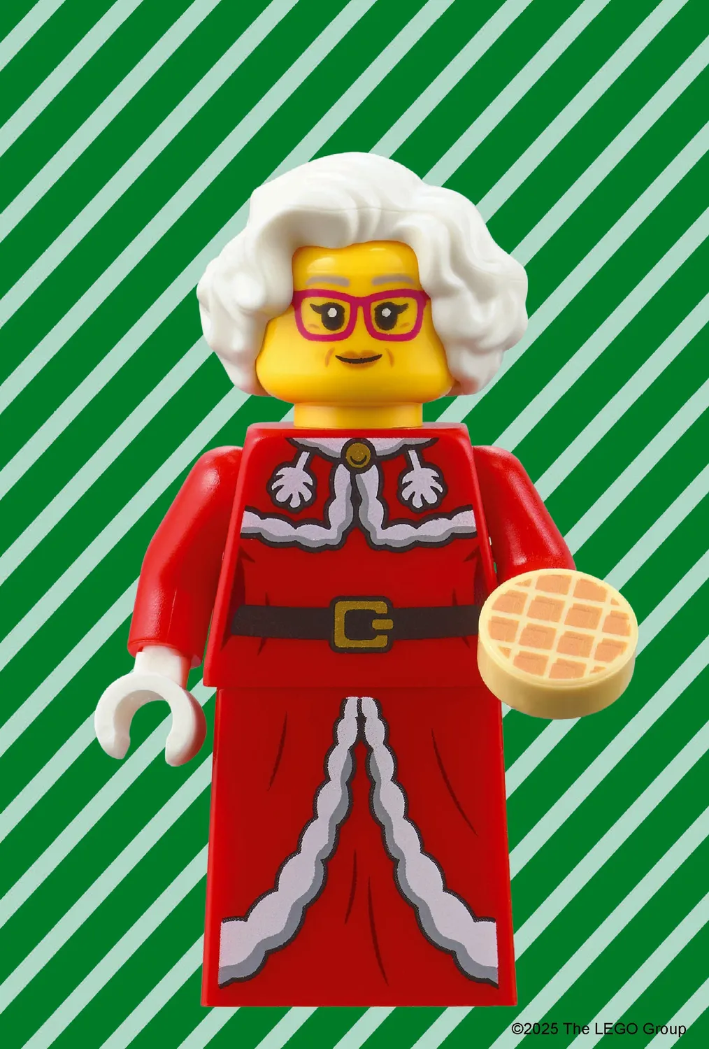 LEGO Mystery Minifigure puslespill 126 brikker rød jul