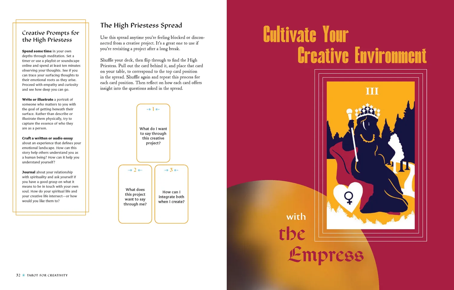 Abrams and Chronicle Tarot for Creativity pocketbok kreativitet