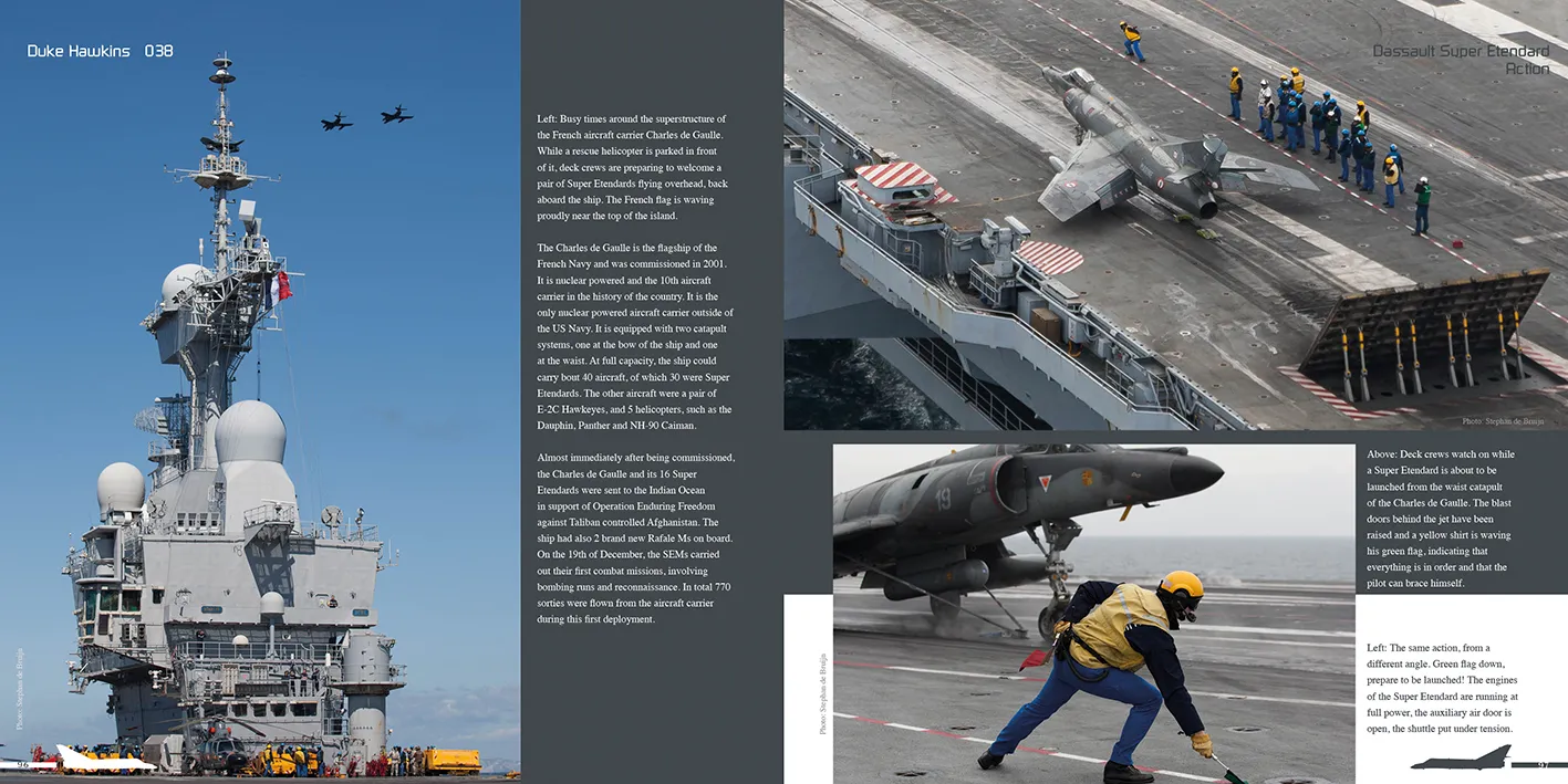 Duke Hawkins Dassault Super Etendard bok 116 sider marinefly