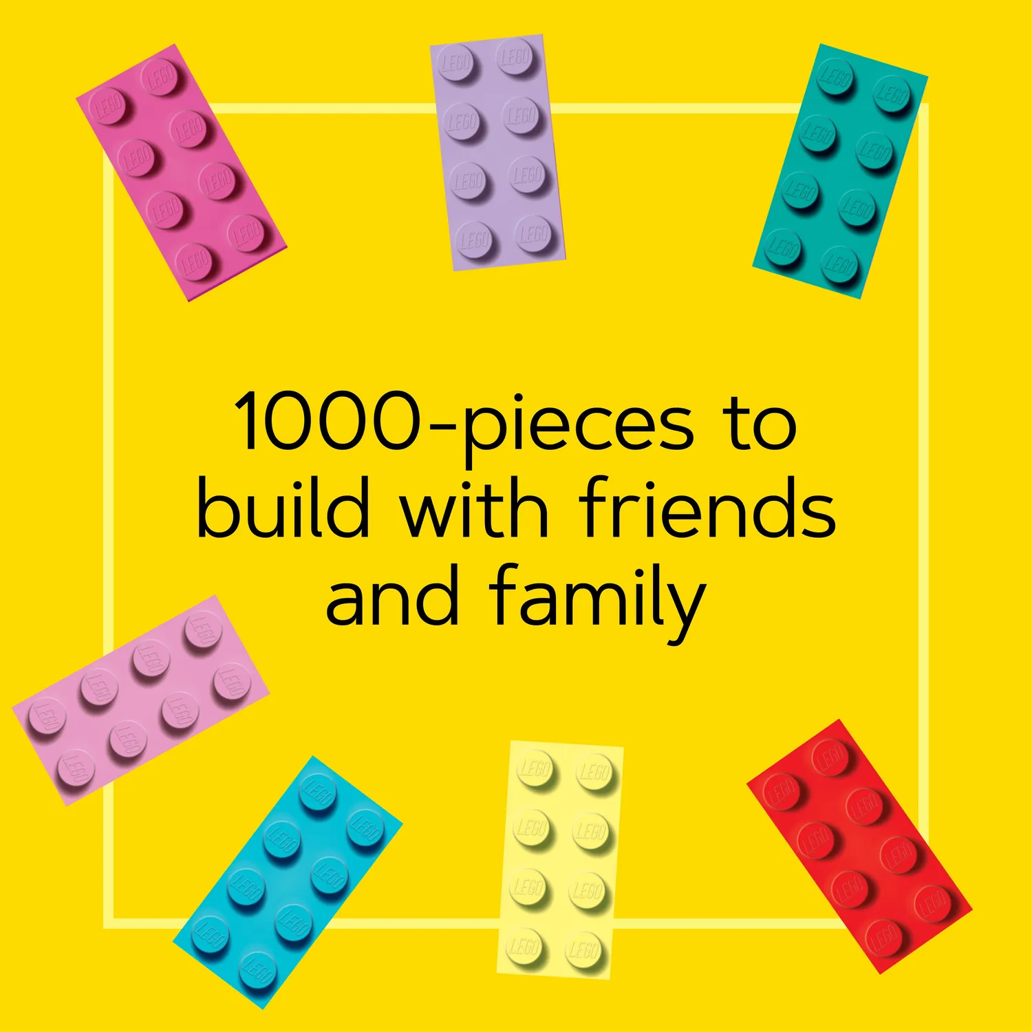 Abrams and Chronicle LEGO Minifigure Rainbow puslespill 1000 brikker