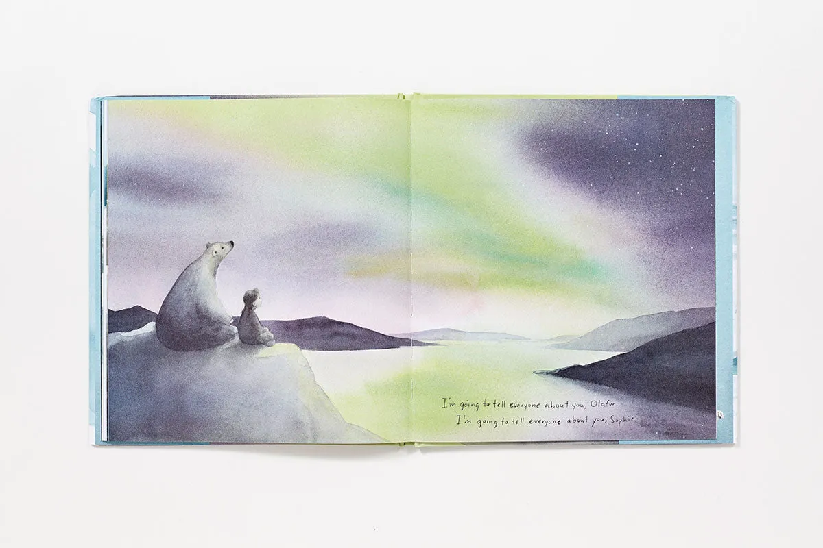 Abrams The Bear Report barnebok innbundet isbjørn
