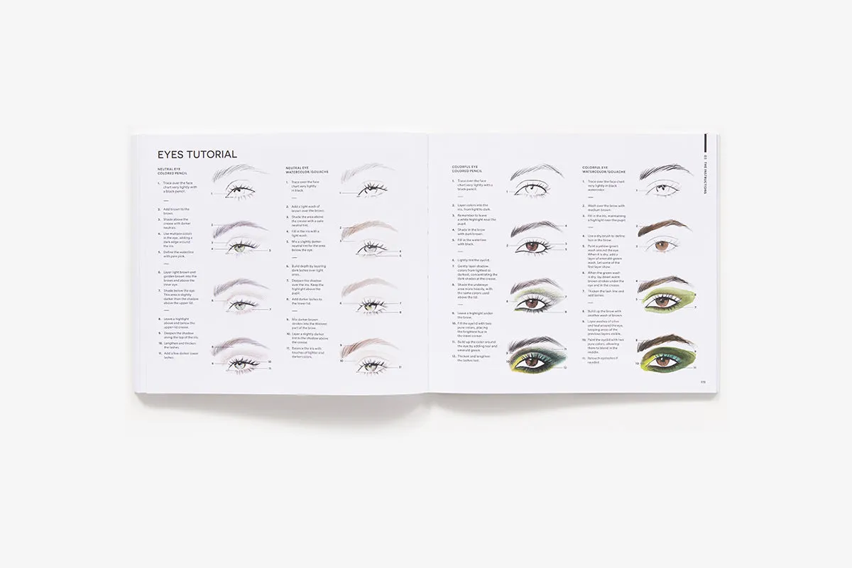 Chronicle Books The Beauty Sketchbook tegnebok sminke