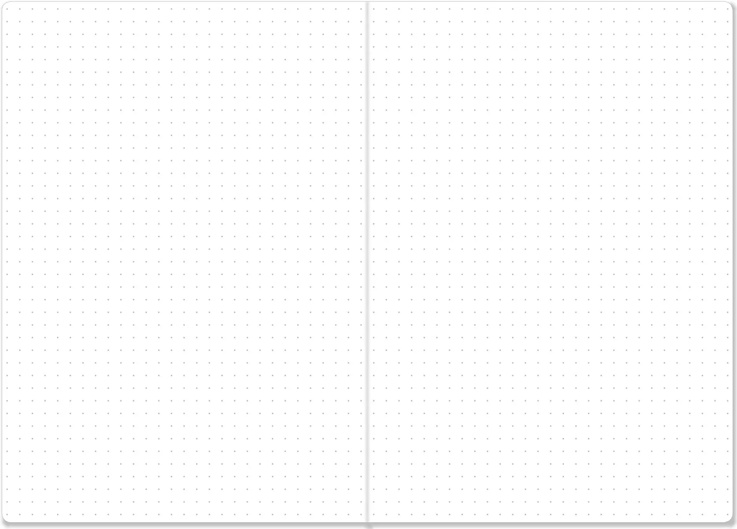 Peter Pauper Press Essentials A5 notatbok dot grid svart