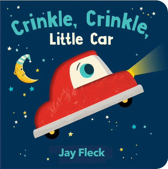 Chronicle Crinkle Little Car brettbok baby knitring