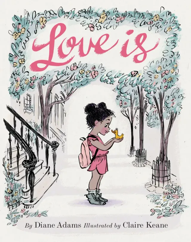 Diane Adams Love Is bildebok innbundet andunge