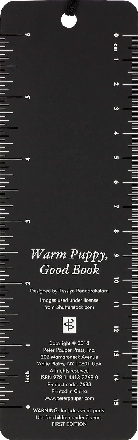 Peter Pauper Press Puppy bokmerke perledusk gave