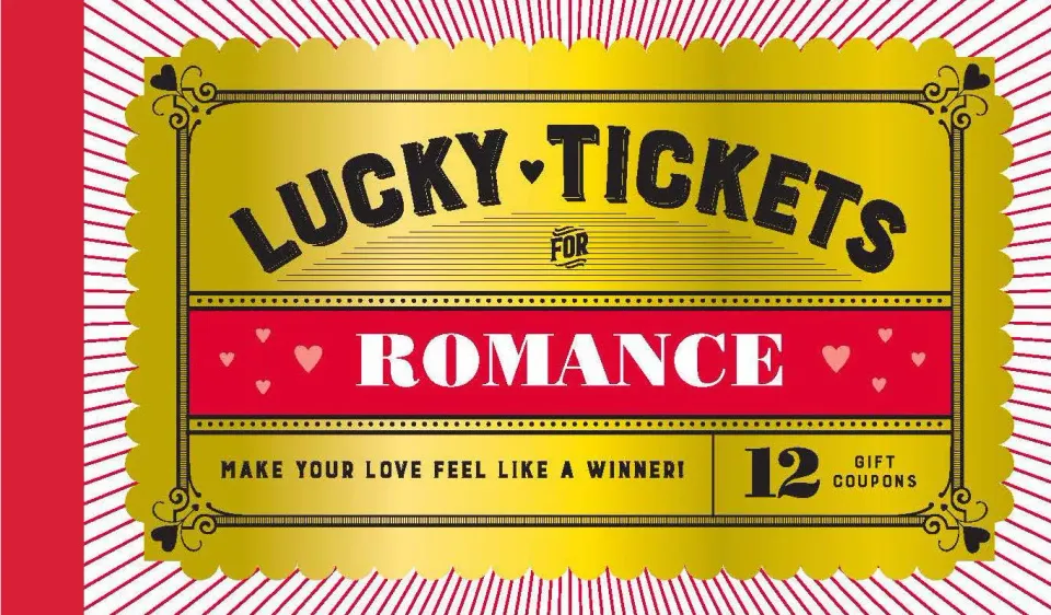Abrams and Chronicle Lucky Tickets Romance gavekuponger 12 stk romantiske