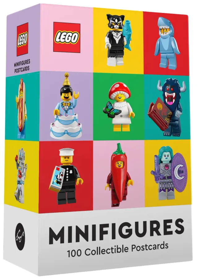 LEGO Minifigures 100 Collectible Postcards postkortbok 100 stk