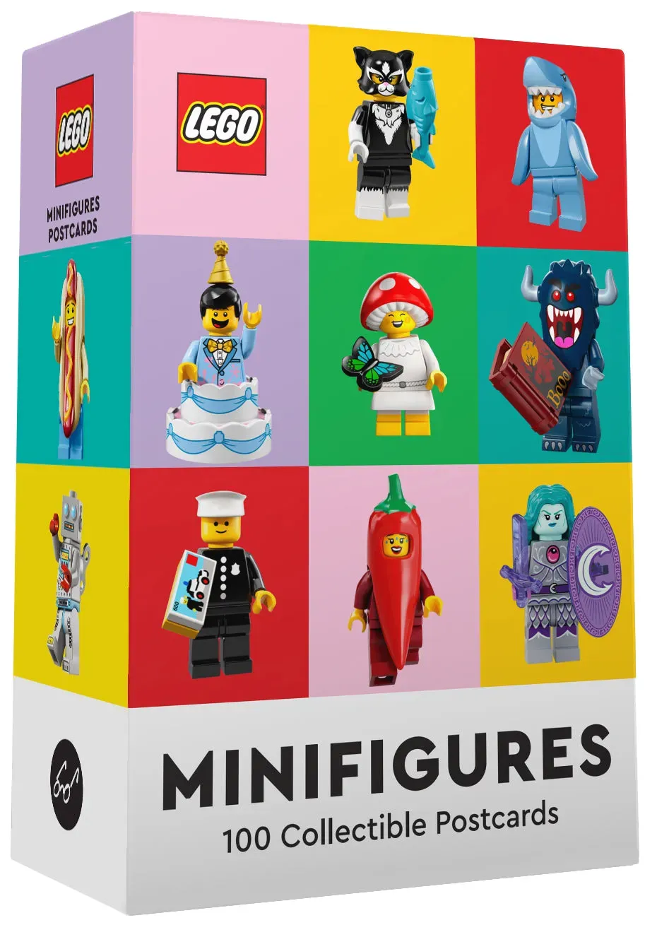 Chronicle Books LEGO Minifigures 100 postkortbok samlebilder
