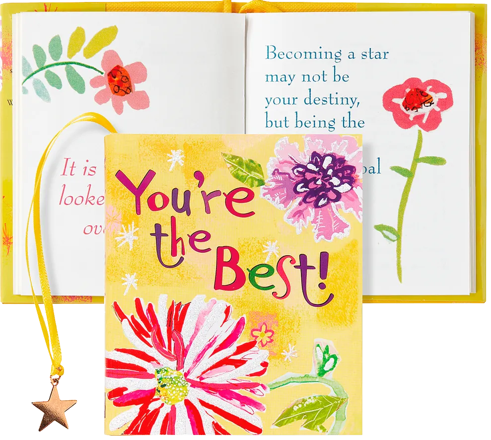 Peter Pauper Press Youre The Best minibok med charm