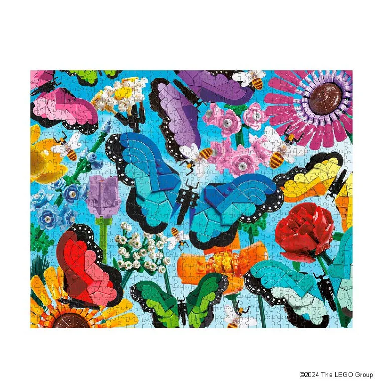 LEGO Butterflies & Blooms puslespill 1000 brikker blomster