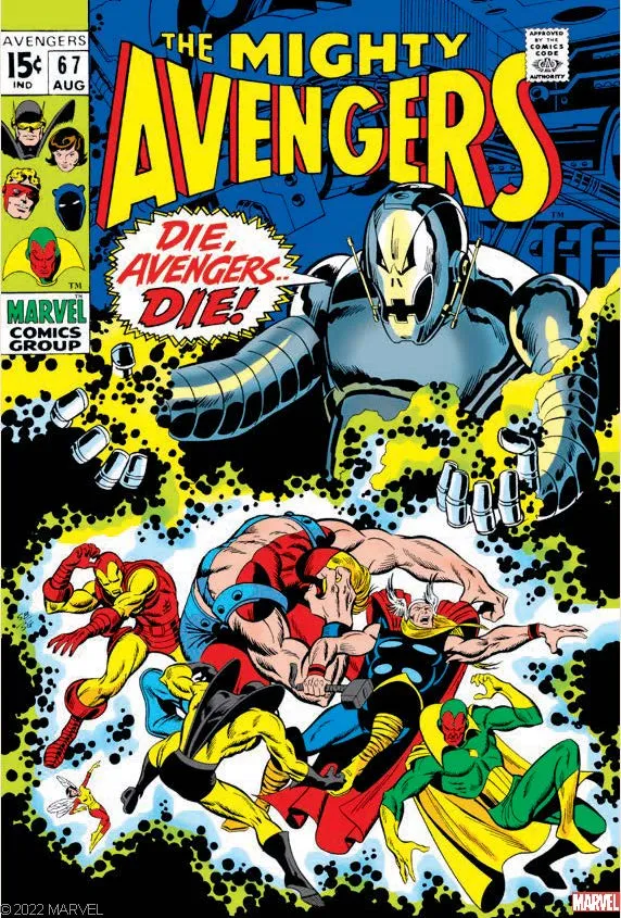 Marvel The Avengers 100 postkortbok samleboks tegneserie