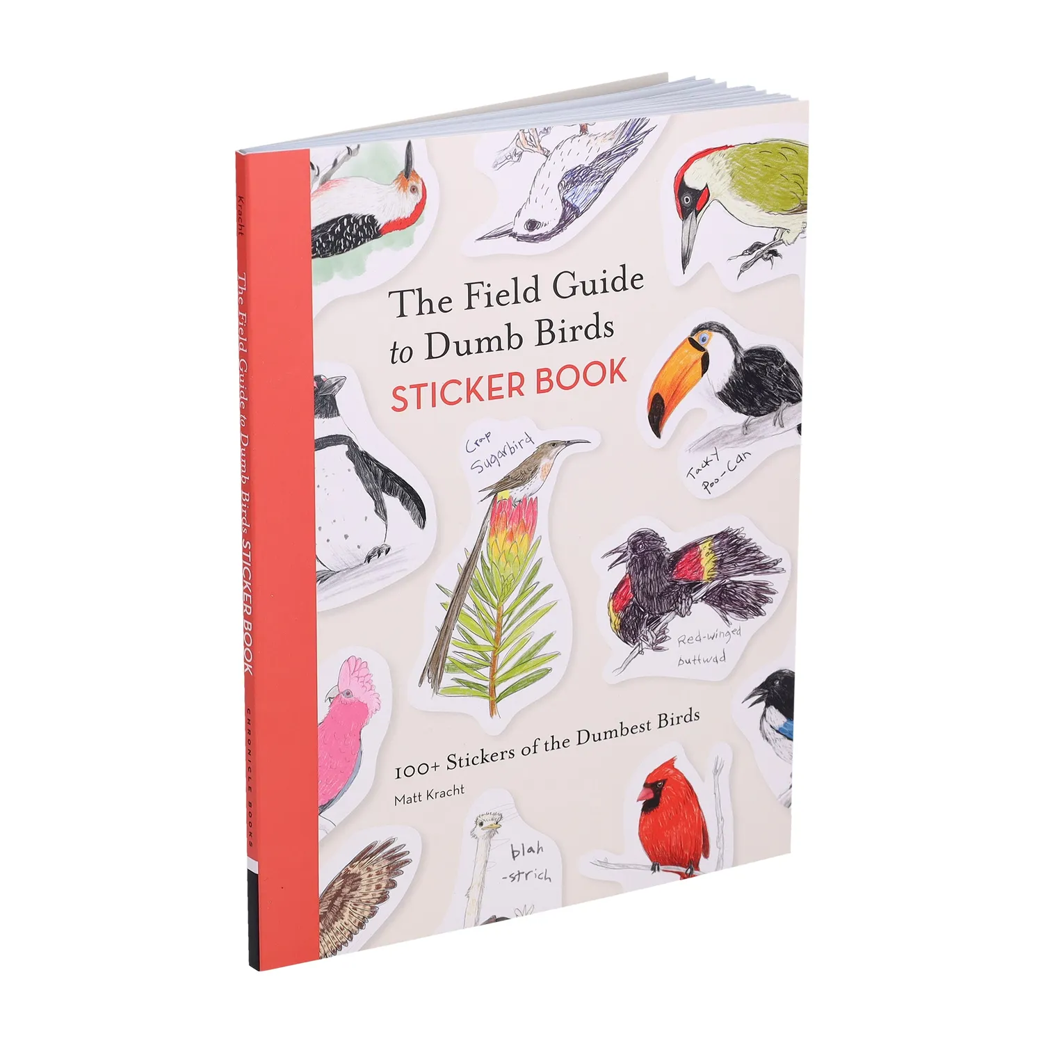 Abrams and Chronicle Field Guide Dumb Birds klistremerkebok 100+