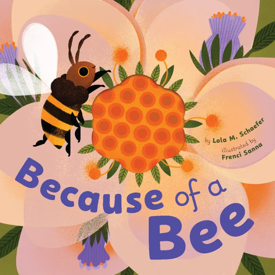 Chronicle Books Because of a Bee bildebok innbundet bier