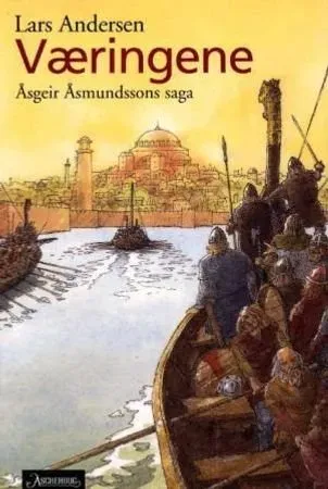 Bokia Væringene Lars Andersen innbundet pent brukt roman