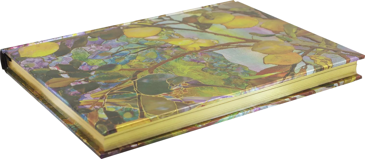 Peter Pauper Press Tiffany Lemon Tree notatbok linjert