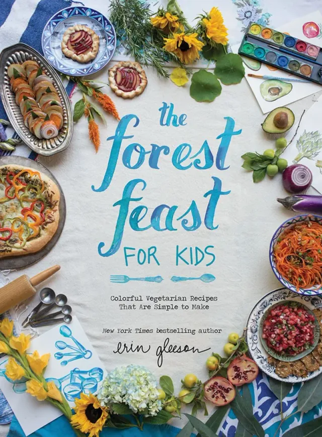 Forest Feast for Kids kokebok innbundet vegetar 8-12 år