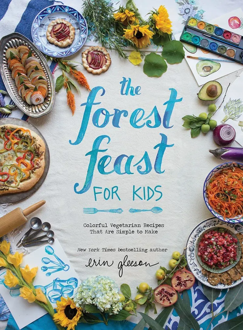 Forest Feast for Kids kokebok innbundet vegetar 8-12 år