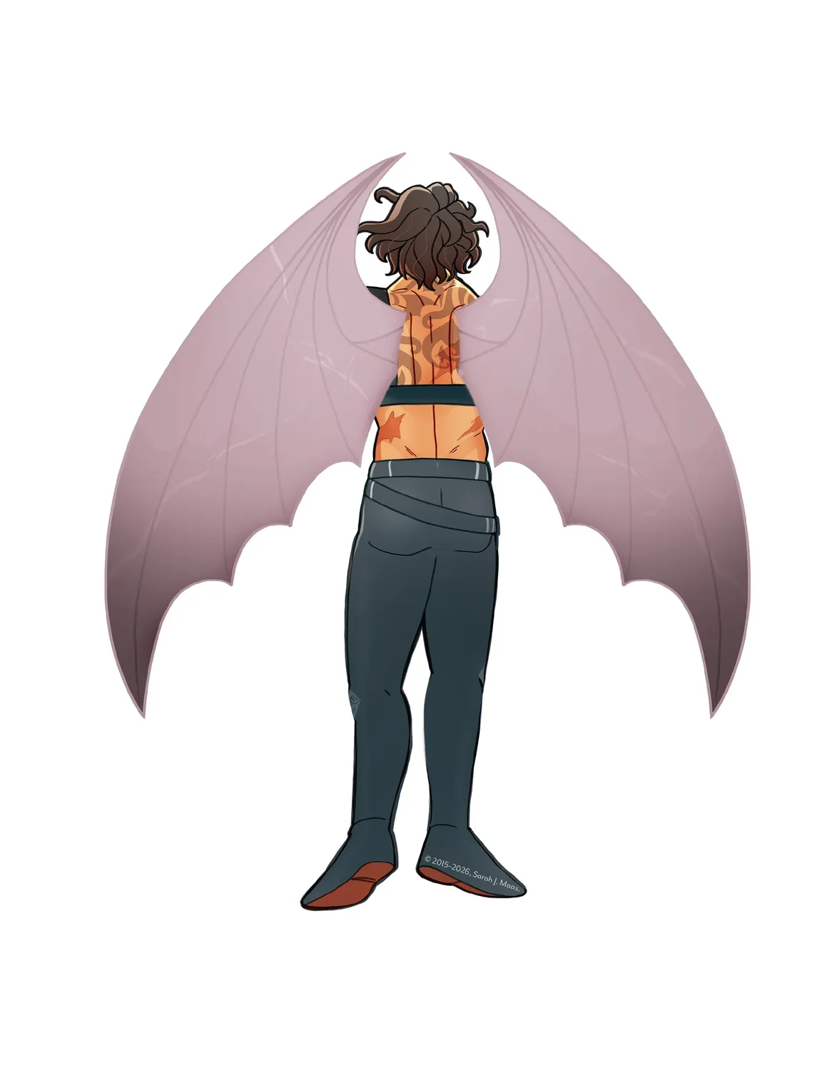 Chronicle Books A Court of Thorns and Roses Bat Boy notatkort 12 stk