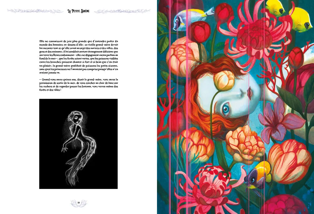 Abrams The Little Mermaid bok innbundet Lacombe