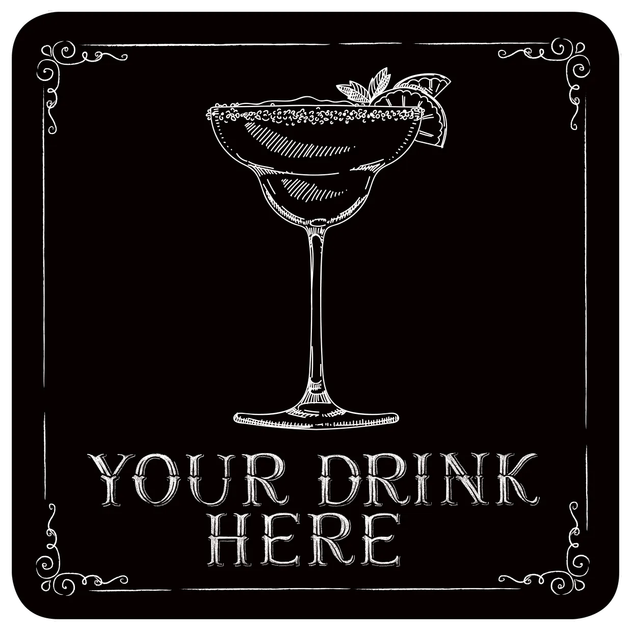 Peter Pauper Press This Drink's on Me glassbrikker 8 stk humor