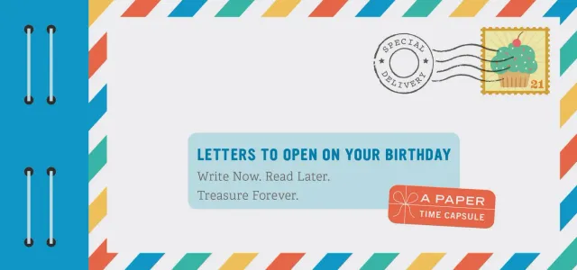 Chronicle Letters to Open Birthday gavebok 12 brev