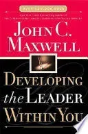 John C. Maxwell Developing the Leader Within You bok pent brukt