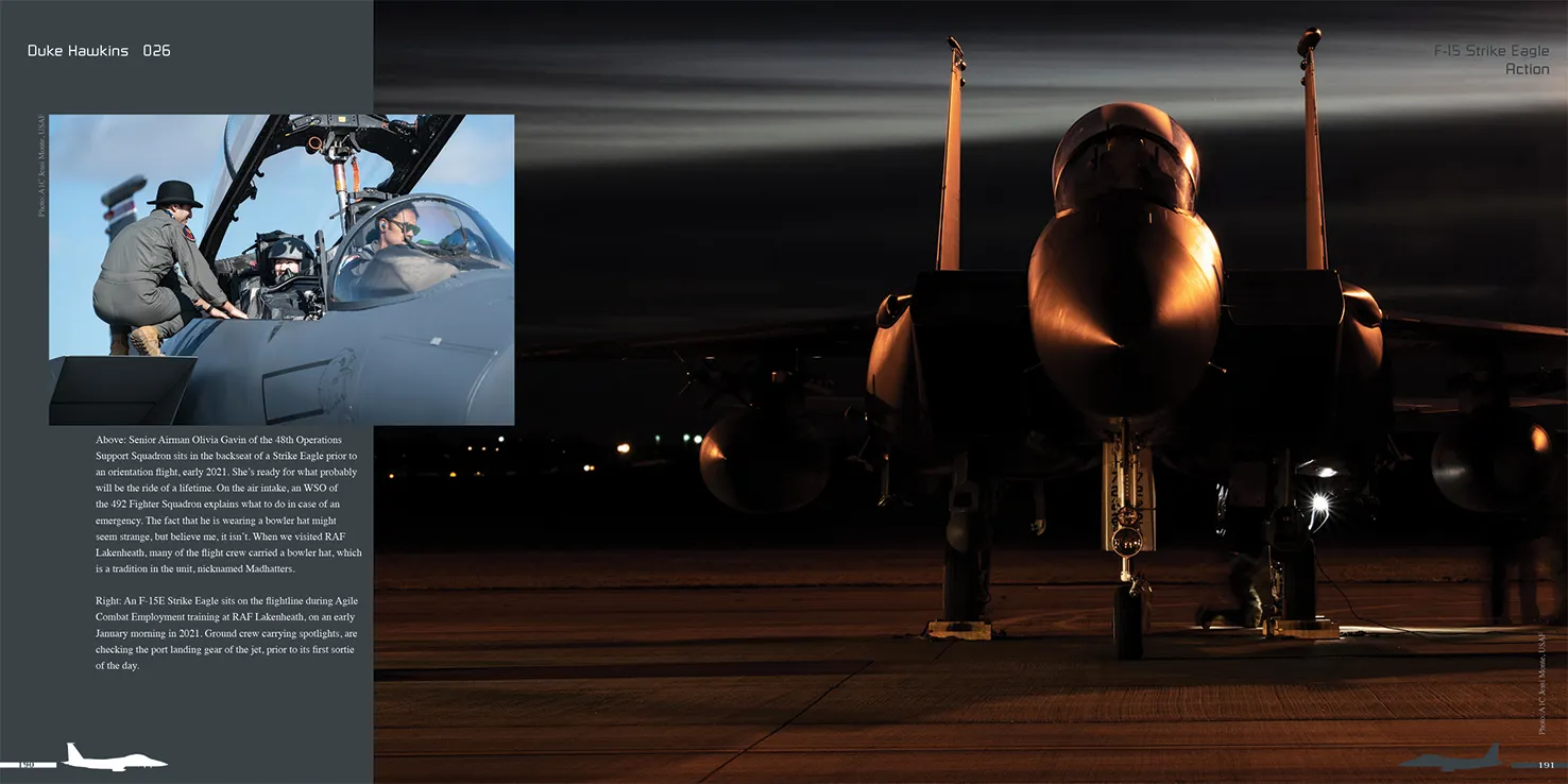 Duke Hawkins Boeing F-15 Strike Eagle bok E/K/SG