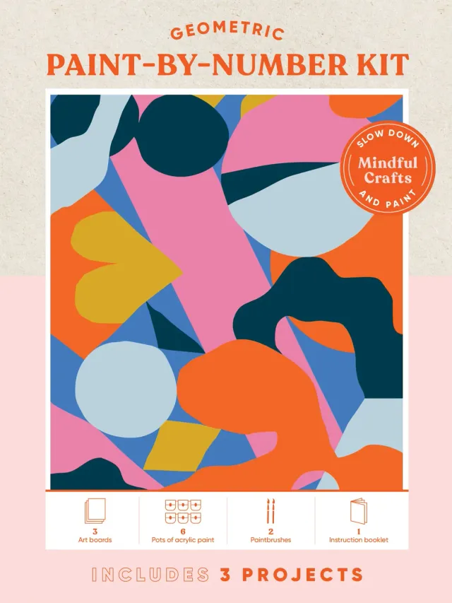 Mindful Crafts Geometric malesett paint-by-number