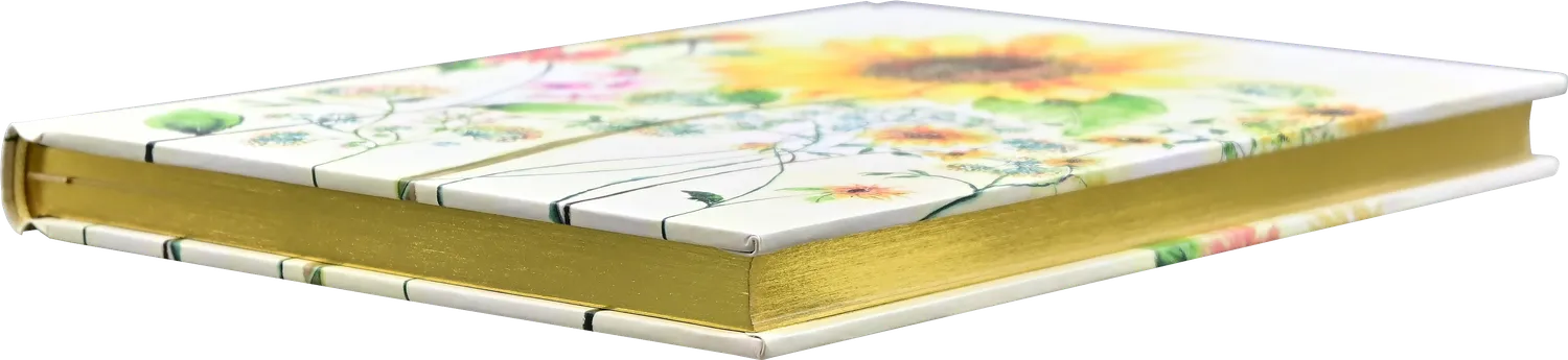 Peter Pauper Press Watercolor Sunflower journal linjert