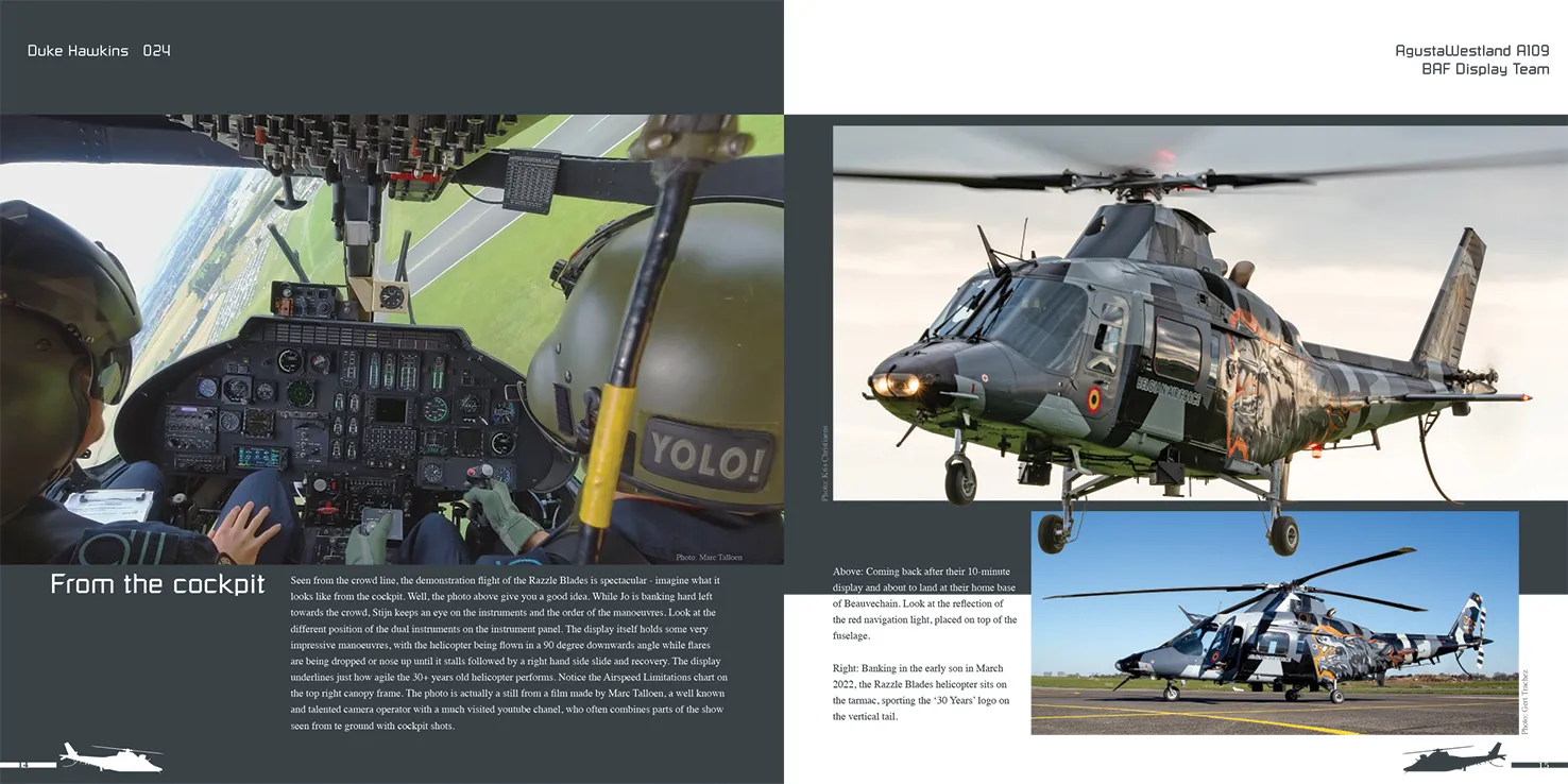 Duke Hawkins A109 helikopterbok walkaround