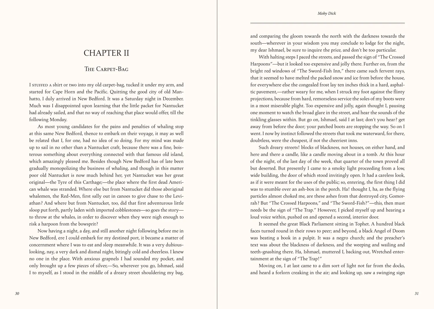 Peter Pauper Press Masterpiece Moby Dick bok innbundet gaveutgave
