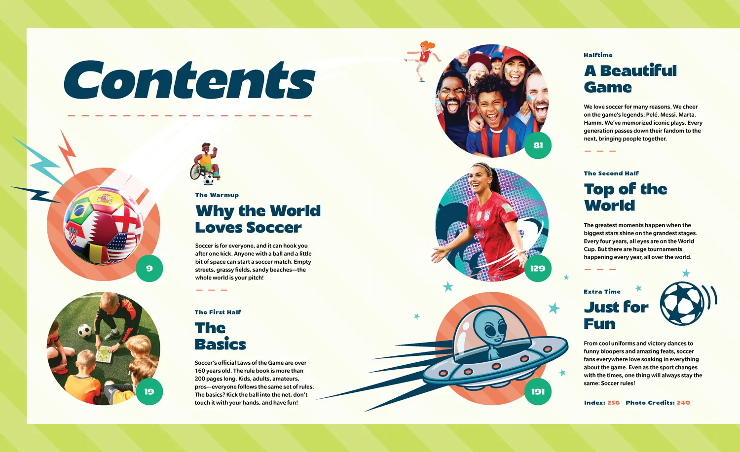 Chronicle Books The World's Best Soccer Book barnebok innbundet fotball