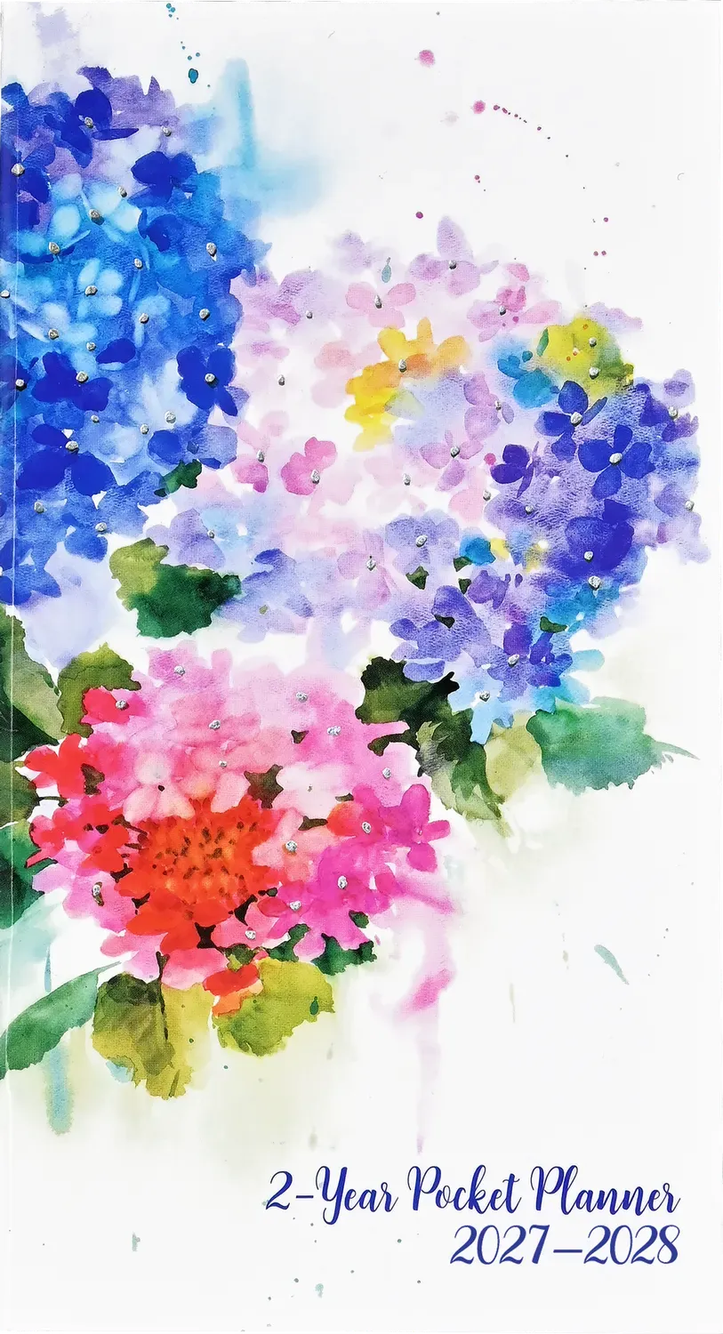 Peter Pauper Press Hydrangeas lommeplanner 2027-2028 2-år