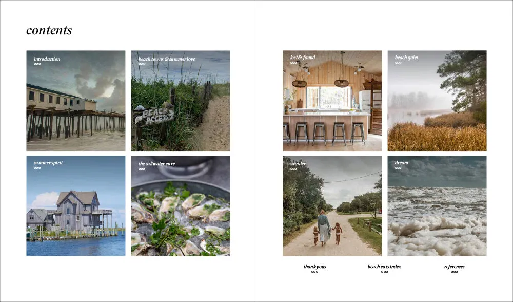 Abrams Beach Life innbundet interiørbok kystliv