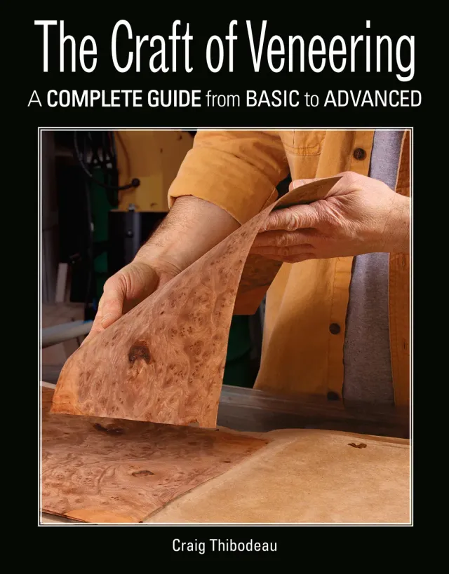 Taunton The Craft of Veneering Craig Thibodeau fagbok pocket