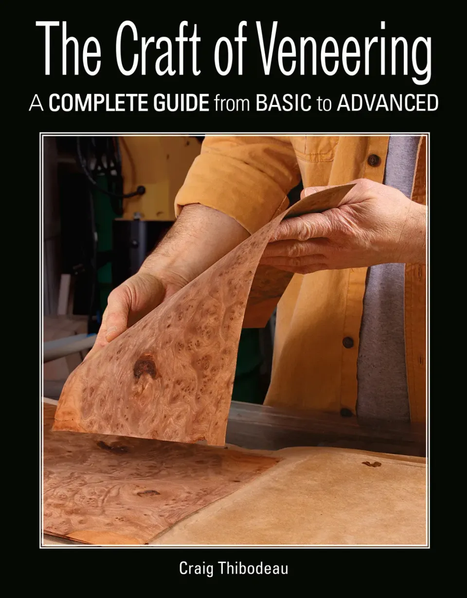 Taunton The Craft of Veneering Craig Thibodeau fagbok pocket