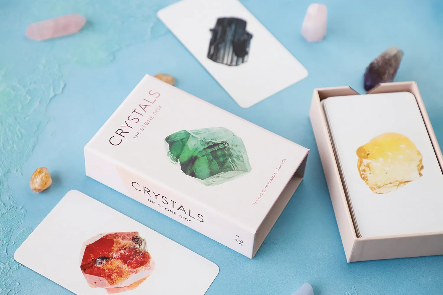 The Stone Crystals Deck krystallkort 78 kort