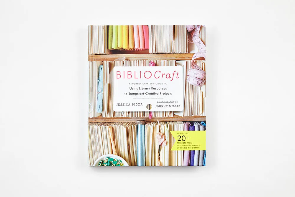 Jessica Pigza Bibliocraft innbundet hobbybok bibliotek-DIY