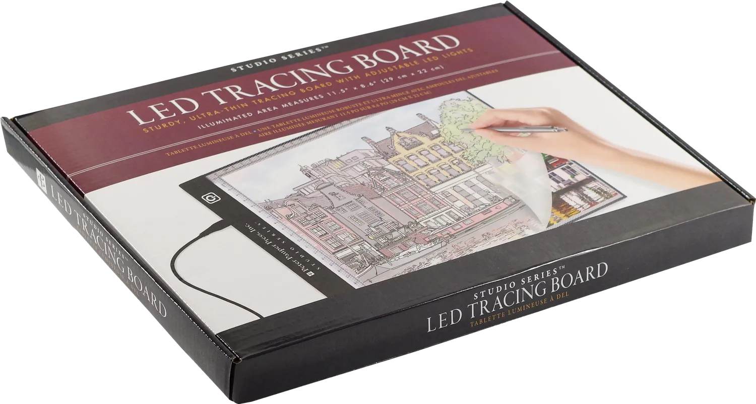 Studio Series LED lysplate tegnebrett 30x23 cm USB