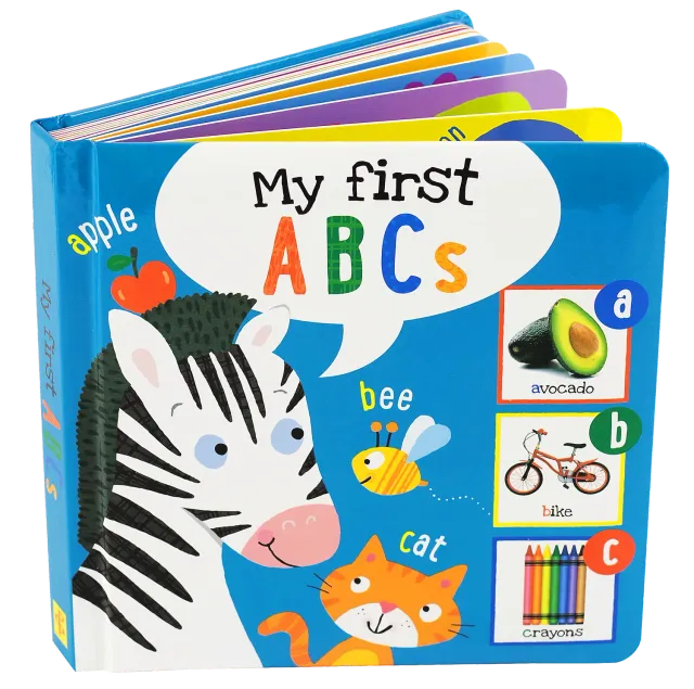 Peter Pauper Press My First ABCs kartongbok baby 0+ polstret