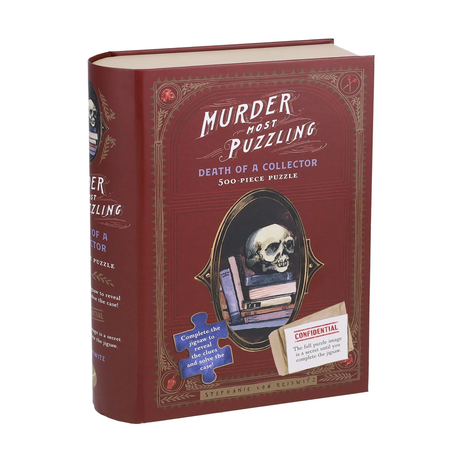 Chronicle Books Murder Most Puzzling Death of a Collector puslespill 500 brikker krim