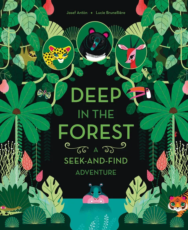 Deep in the Forest peke- og myldrebok board book