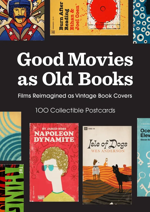 Chronicle Books Good Movies as Old Books postkort 100 stk vintage