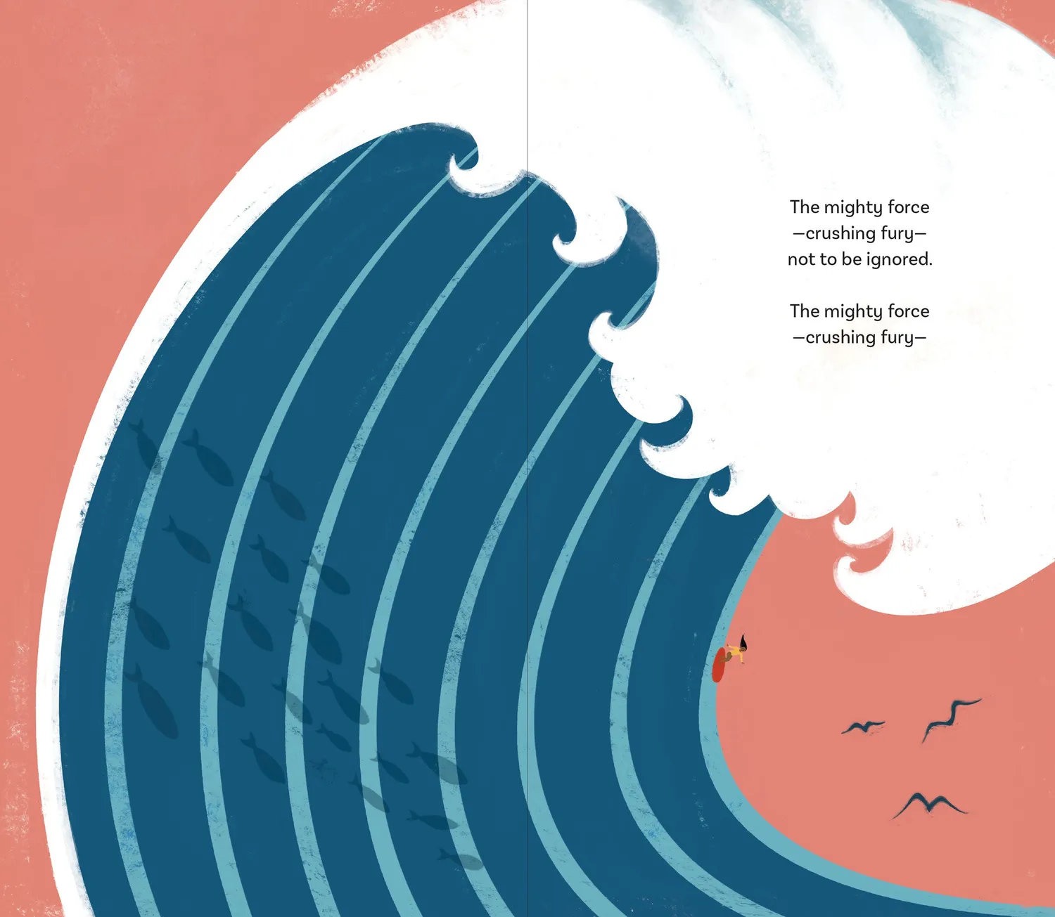 Peter Pauper Press The Biggest, Highest Wave bildebok innbundet 3–8 år