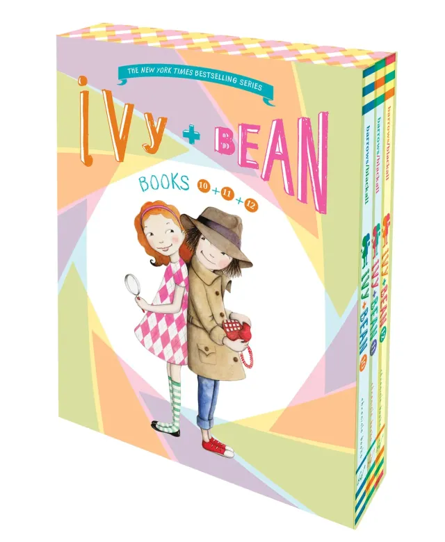 Ivy & Bean Boxed Set 10-12 pocket barnebokser 6-9 år