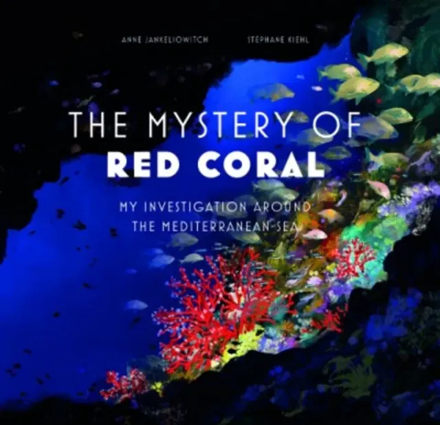 Abrams The Mysteries of Red Coral innbundet barnebok hav